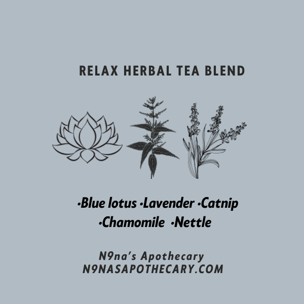 Relax herbal tea blend