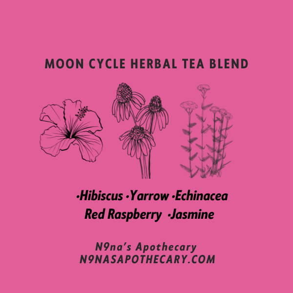 Moon cycle herbal tea blend