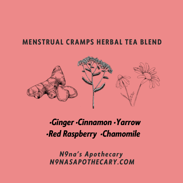 Menstrual cramps herbal tea blend